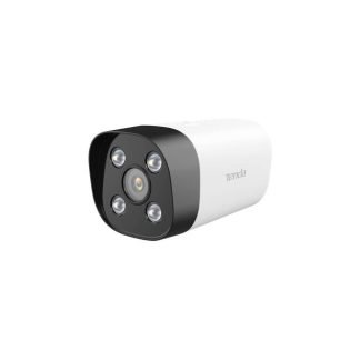 Camara formato bala con lente optico de 4MP (2560 * 1440) de alto rendimiento en interiores y exteriores, permite uso de NVR y monitoreo mediante app