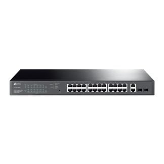 Switch TP-LINK 	 TL-SG1428PE, Negro, 304,7 W, 26 puertos, Cat3, Cat4, Cat5, Cat5e, Cat6