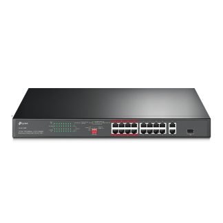 Switch POE TP-LINK TL-SL1218P, Negro, 16
