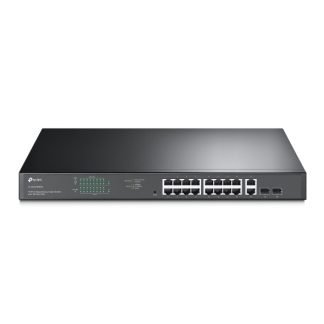 Switch TP-LINK TL-SG1218MPE, Negro