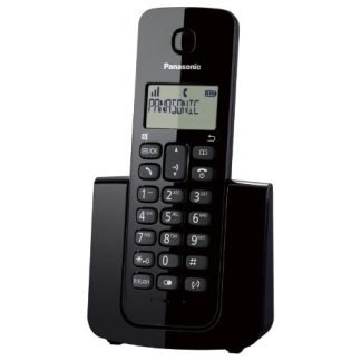 PANASONIC Telefono Inalambrico, Pantalla de 1.4,  Alarma, Stand by, ECO, DECT, negro