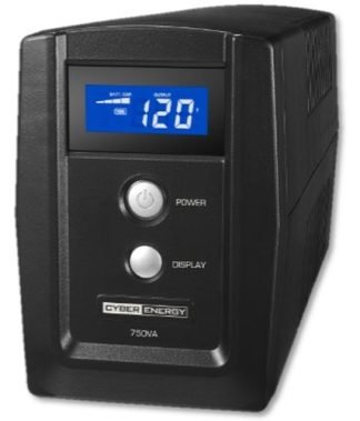 CyberPower OM750ATLCD sistema de alimentación ininterrumpida (UPS) Línea interactiva 0,75 kVA 6 salidas AC