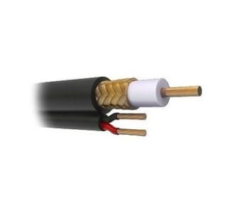 Bobina Coaxial Siames RG-59, BOBINA 305 Metros, negro