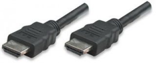 323260 Cable HDMI 4K de Alta Velocidad con Canal Ethernet, Macho a Macho, Blindado, Color Negro, 15 m