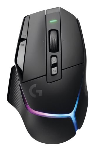 MOUSE LOGI G502 X PLUS 910-006161. G502 X PLUS Color negro.