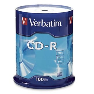 Verbatim Standard 120mm CD-R Media 700 MB 52x 100 pieza(s)