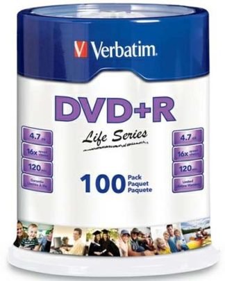 Verbatim DVD+R Life 4,7 GB 100 pieza(s)