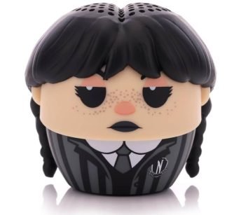 Bocina portatil mini Bitty Boomers  Wednesday Addams. Bluetooth 5.0. Modelo BITTYWEDNESDAY/NEW