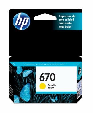 Cartucho de Tinta HP 670 Amarilla