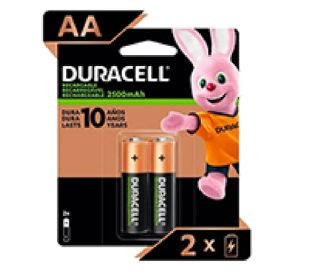 Duracell DAK20REAA2 pila doméstica Batería recargable AA Níquel-metal hidruro (NiMH)