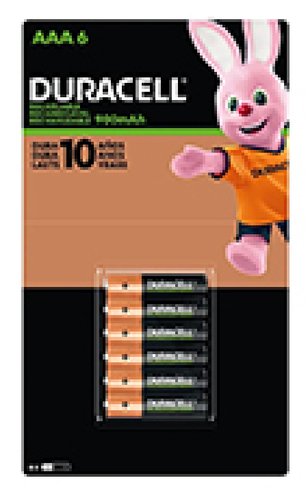 Duracell DAK23REAAA6 pila doméstica Batería recargable AAA Níquel-metal hidruro (NiMH)