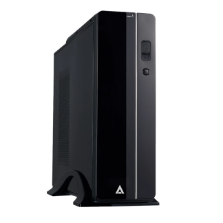 Gabinete Mini Torre Slim, Bern GS460, Negro con Fuente de poder SFX 450W