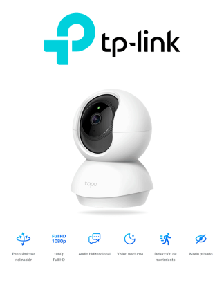 Camara De Seguridad C200 Tp-Link Movimiento 360 Horizontal Y 114 Vertical