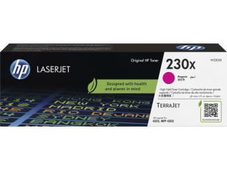 Cartucho de toner HP LaserJet 230X magenta