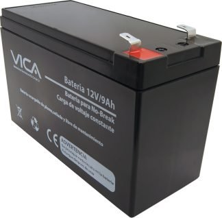 Batería de Reemplazo VICA 12V/9A - Tipo de acumulador: Plomo/Paquete sellado libre de mantenimiento - Tiempo de vida útil 5 años aprox
