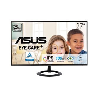 Monitor ASUS EyeCare Gaming VA27EHF 27  (90LM0550-B031B0) 1080P, IPS, Full HD, sin marco, 100 Hz, 1 ms, HDMI(v1.4) x 1, Montaje en pared VESA
