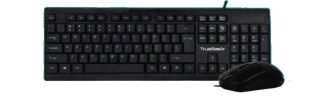 Kit Teclado Estándar y Mouse ACTECK AC-928984   , Estándar, 105 teclas, Negro