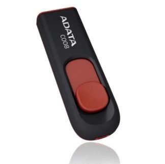 Memoria USB ADATA C008, Negro, 16 GB, USB 2.0