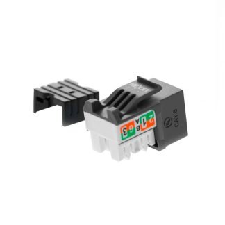 Jack NEXXT PCGKJC6TYRJBK, RJ-45, Negro, Bronce y Niquel, Cat6