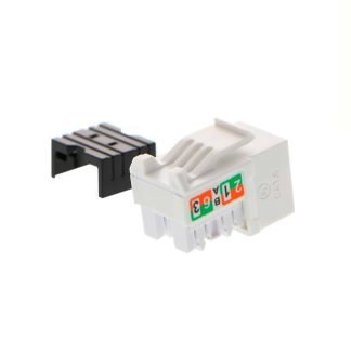 Módulo Keystone jack  RJ-45 hembra Cat.6 Sin blindaje, tipo 110, Blanco PCGKJC6TYRJWH
