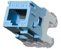 Jack BELDEN AX101326, RG45, Azul, Cobre, Níquel, De plástico, Cat 6