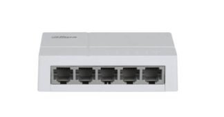 Switch para Escritorio 5 Puertos Fast Ethernet con velocidad de transmisión de 10/100 Mbps en un diseño compacto
