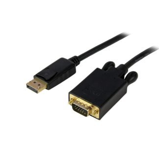 StarTech.com DP2VGAMM6B adaptador de cable de vídeo VGA (D-Sub) Negro