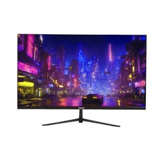 Monitor Plano Oasis 32 NA-0643 Panel VA Gaming, resolución QHD 2560 × 1440, frecuencia 180 Hz, respuesta de 1 ms, Adaptive Sync y bocinas integradas.