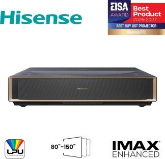 Laser Cinema HISENSE PT1 4K DPL, GOOGLE TV   de 80 a 150 Pulgadas, Tiro corto.