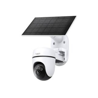 Kit de cámara de seguridad con movimiento Pan/Tilt alimentado por energía solar